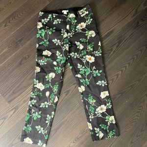 Floral H&M pants sz12 fit like a us6